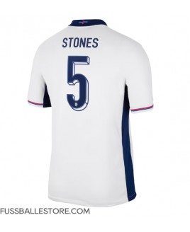 Günstige England John Stones #5 Heimtrikot EM 2024 Kurzarm